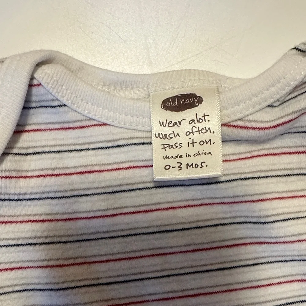 Old Navy Striped Baby Bodysuit